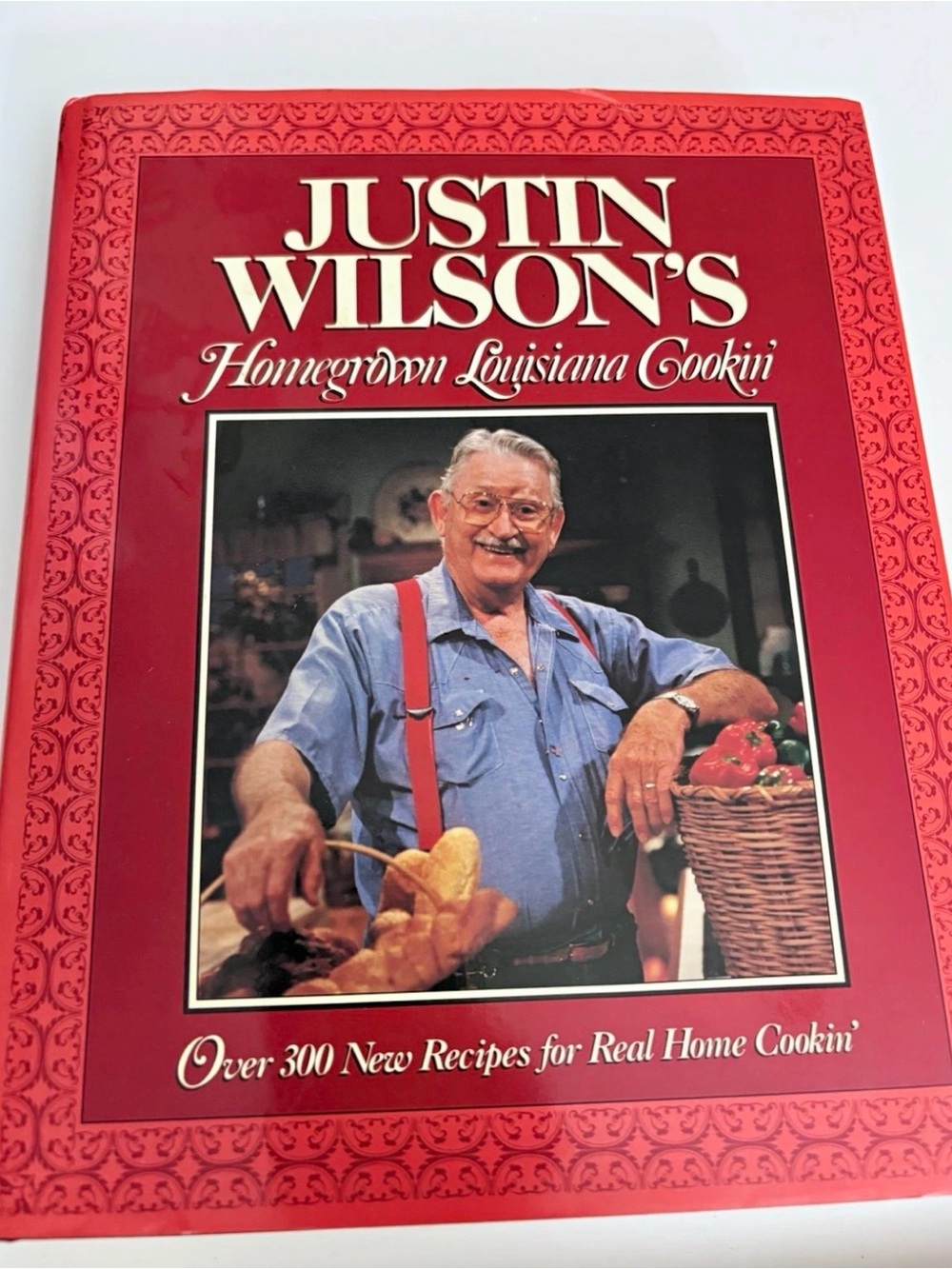 🔥🏷️Justin Wilson's Homegrown Louisiana Cookin' Signed 1st Ed HC (1990)